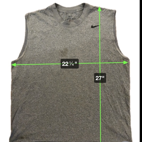 MENS NIKE DRI FIT TANK TOP SZ LARGE - Picture 2 of 4